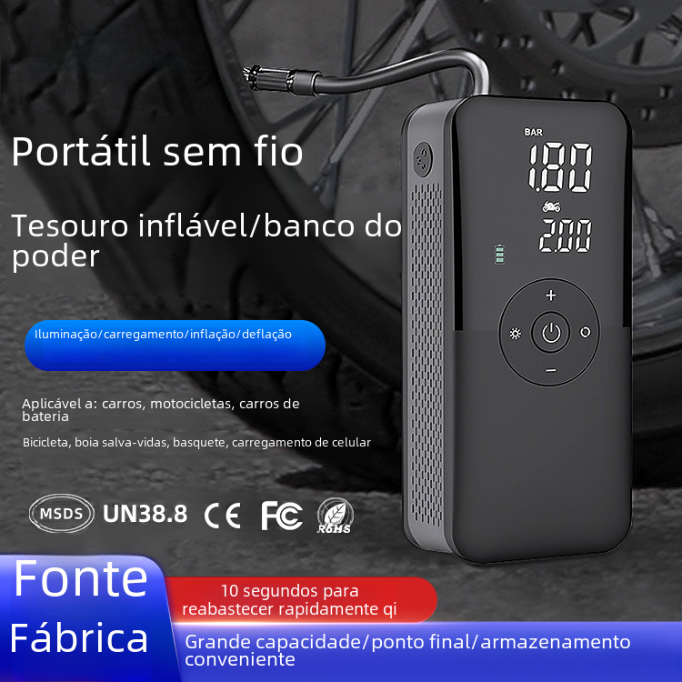 Carsun Digital Tire Inflator Portable Air Pump with Light